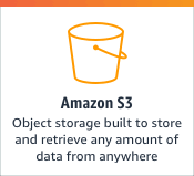 Amazon S3. Object storage built to store and retrieve any amount of data from anywhere.